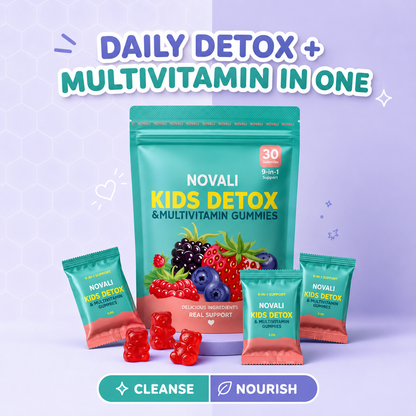 NOVALI-Kids Detox & Multivitamins Gummies